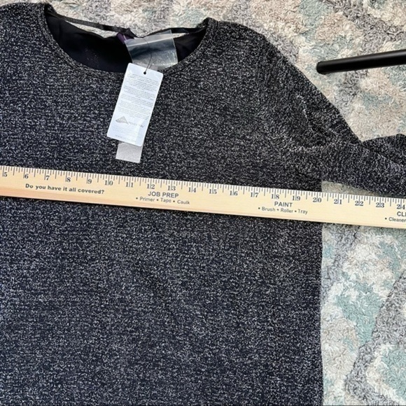 Long Tall Sally Metallic and Georgette Sweater size XS - Picture 10 of 10